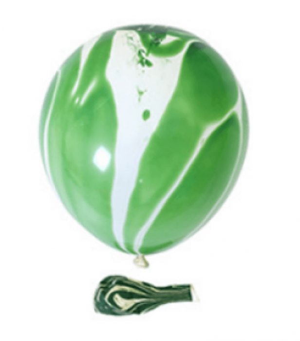 Set 5 baloane latex verde degrade 35 cm [2]