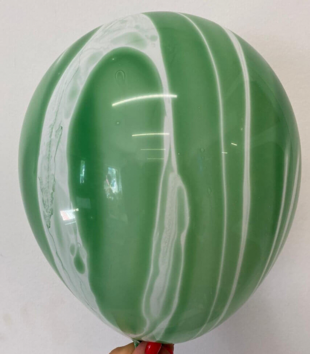 Set 5 baloane latex verde degrade 35 cm [3]