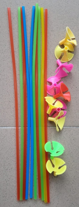 Set bete si rozete colorate [2]