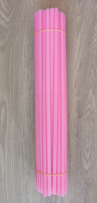 Set 10 bete roz pentru baloane folie [2]