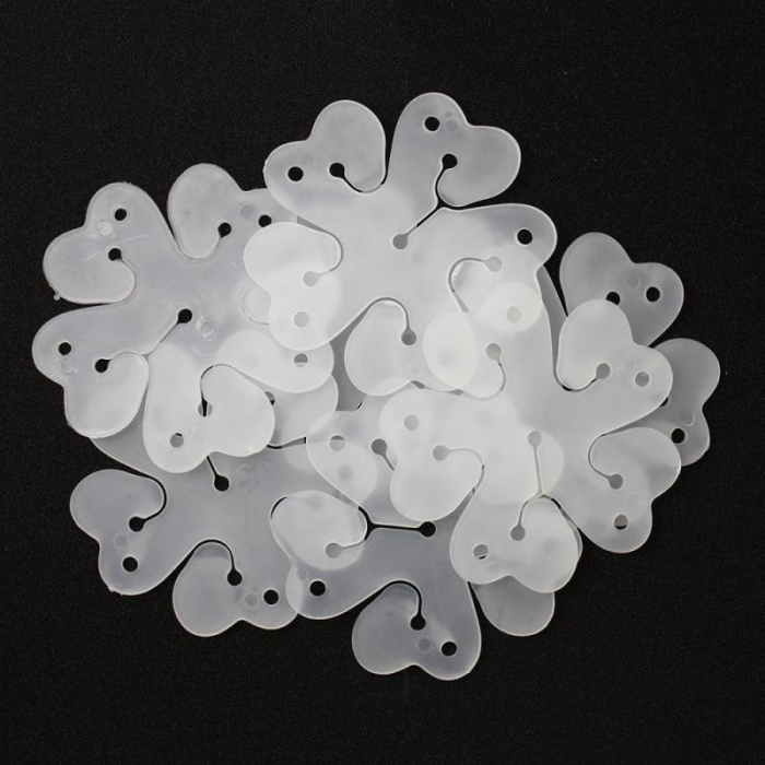 Set 10 sabloane flori 5 petale 6 cm [3]