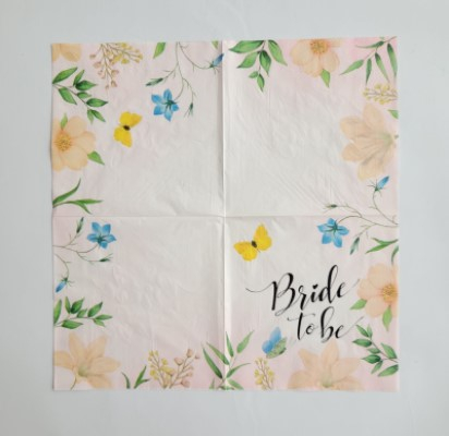 Set 10 servetele Bride to be 33 cm [3]
