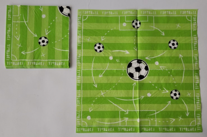 Set 10 servetele fotbal 33 x 33 cm [2]