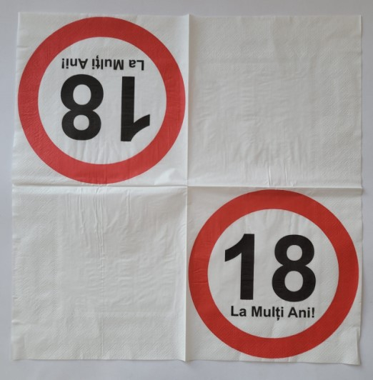 Set 10 servetele Majorat La multi ani 33 cm [3]