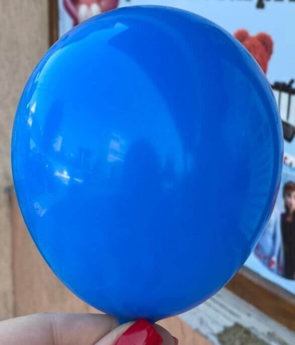 Set 100 baloane latex albastru 13 cm [2]