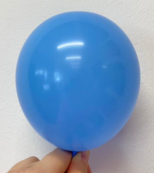 Set 100 baloane latex albastru deschis 13 cm [2]
