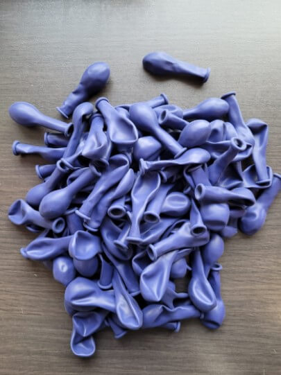 Set 100 baloane latex albastru inchis 13 cm [3]