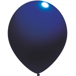 Set 100 baloane latex albastru inchis 13 cm