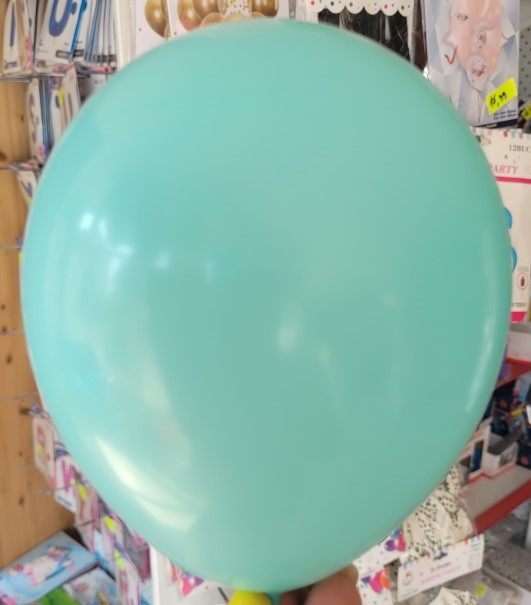 Set 100 baloane latex aquamarin 13 cm [2]