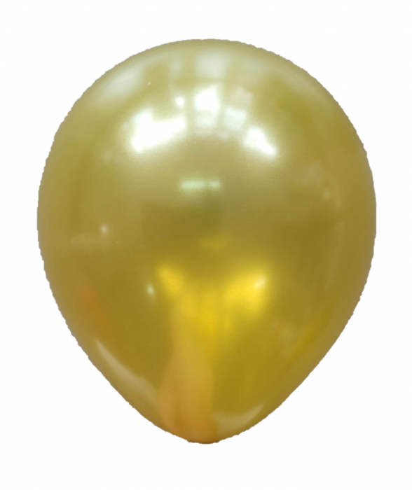 Set 100 baloane latex auriu sidef 13 cm
