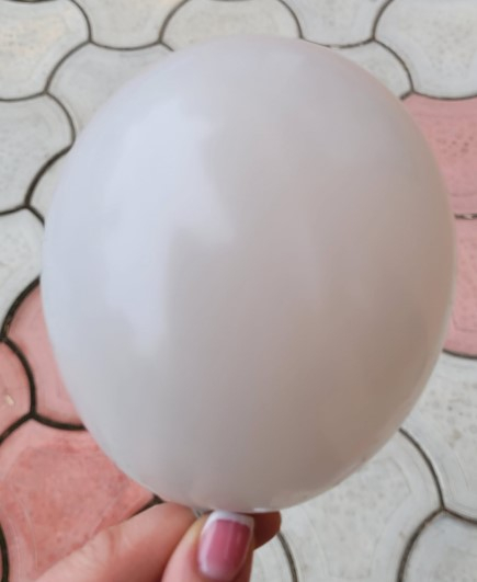 Set 100 baloane latex gri / bej 13 cm [2]