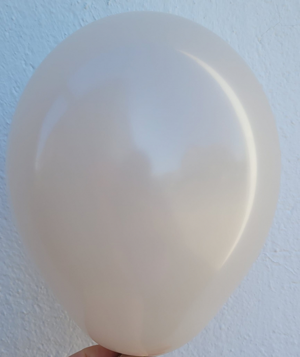 Set 100 baloane latex gri macaron 13 cm [3]