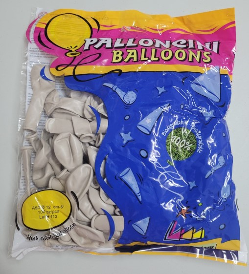 Set 100 baloane latex latte 13 cm [5]