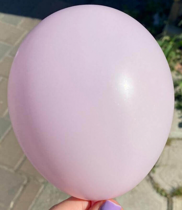 Set 100 baloane latex macaron roz deschis 13cm [2]