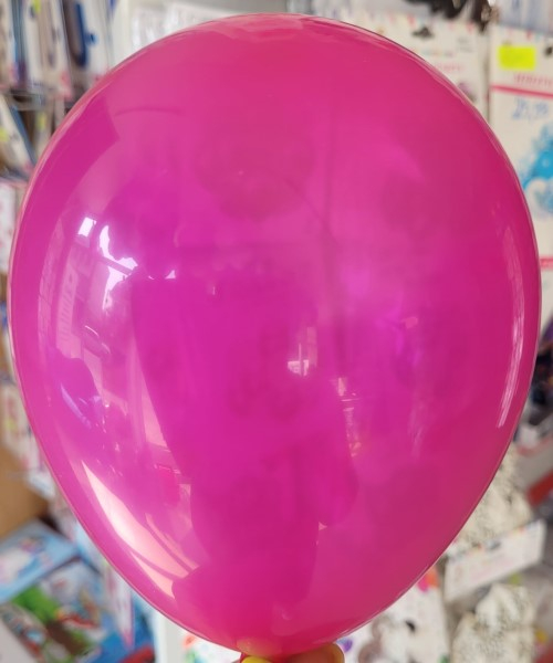Set 100 baloane latex magenta clear 13 cm [3]