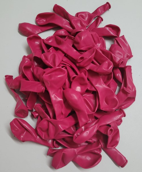 Set 100 baloane latex magenta clear 13 cm [4]