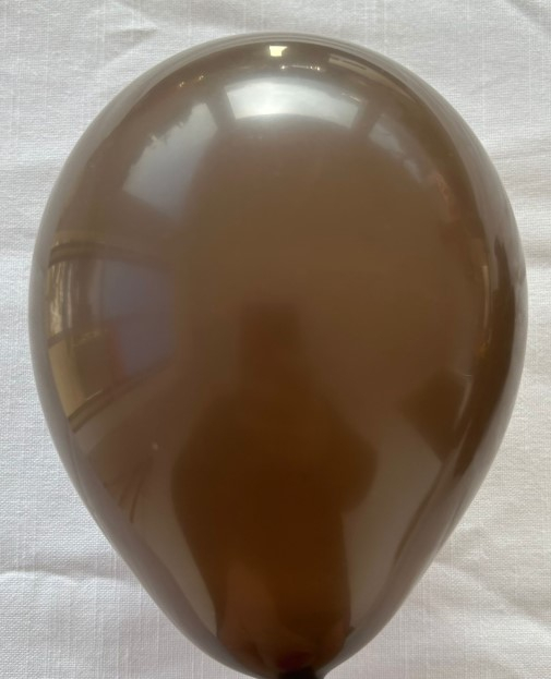 Set 100 baloane latex maro inchis 13 cm [3]