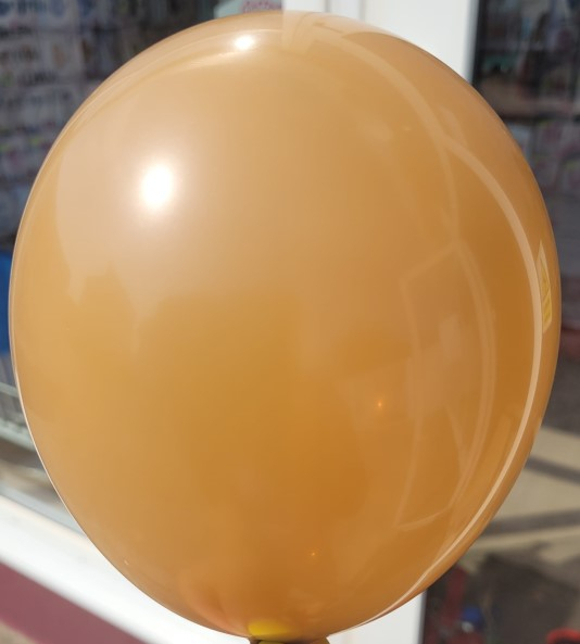 Set 100 baloane latex maro moka 13 cm [3]