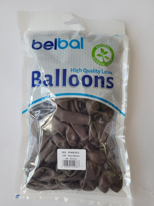 Set 100 baloane latex maro premium 13 cm [5]