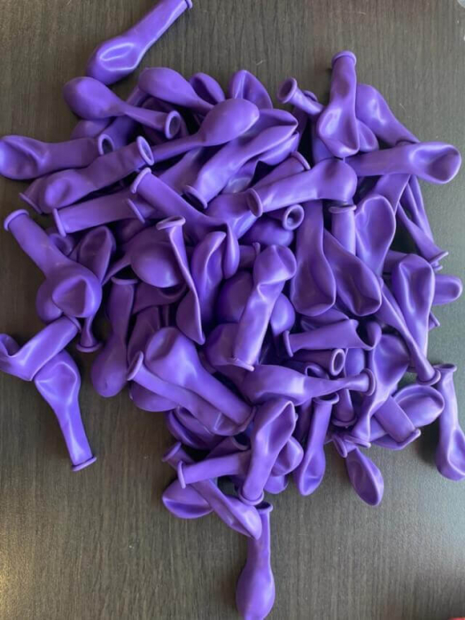Set 100 baloane latex mov 13 cm [4]