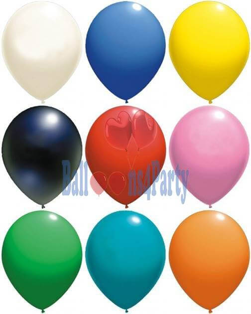 Set 100 baloane latex multicolor 27 cm