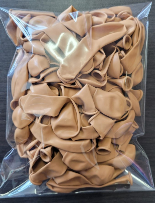 Set 100 baloane latex retro crem 13 cm [5]