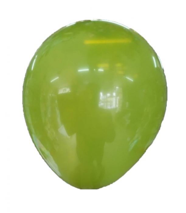 Set 100 baloane latex retro verde deschis 13 cm
