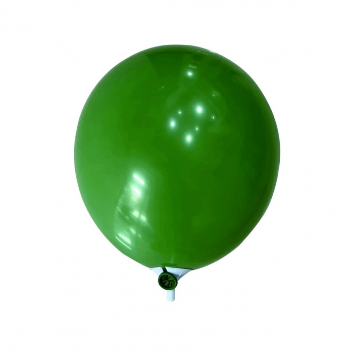 Set 100 baloane latex retro verde inchis 13 cm