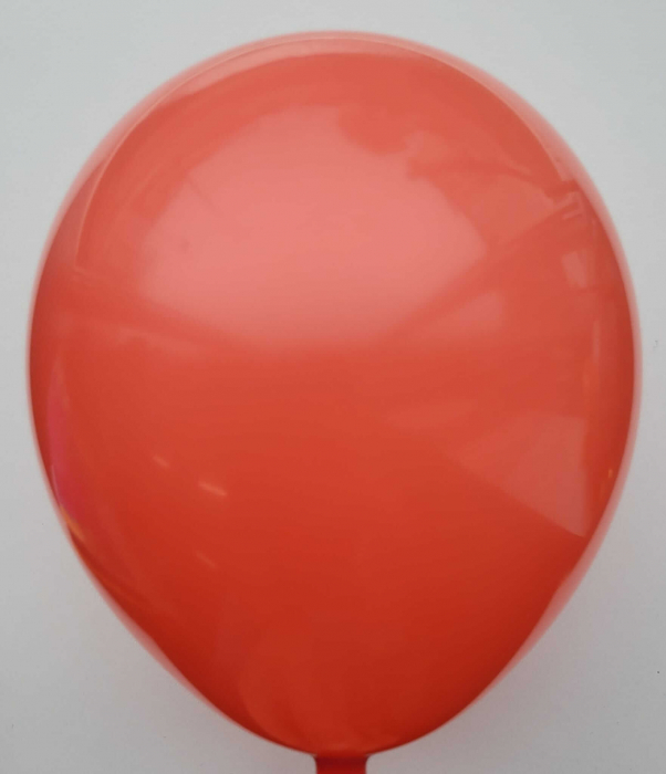 Set 100 baloane latex rosu coral / corai 13 cm [2]