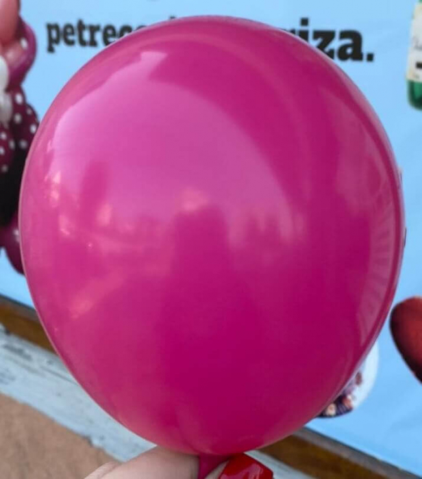 Set 100 baloane latex roz 13 cm [3]