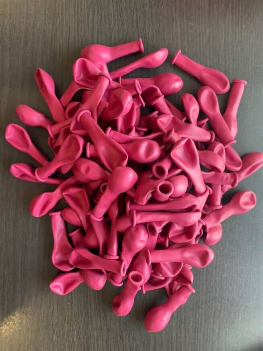 Set 100 baloane latex roz 13 cm [4]
