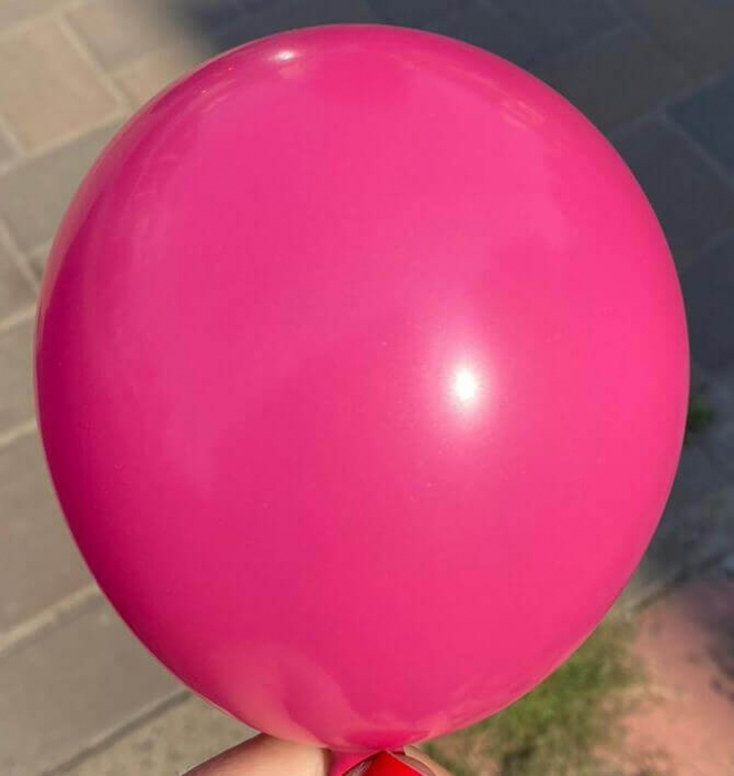 Set 100 baloane latex roz 13 cm [2]