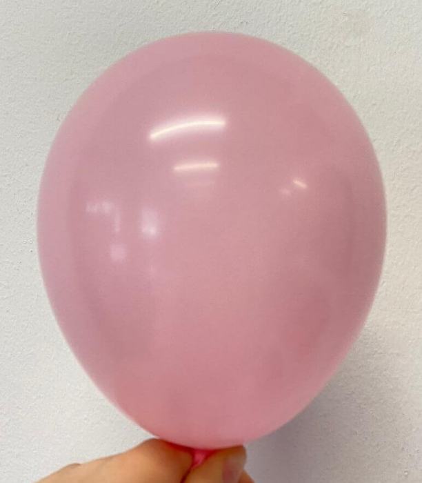 Set 100 baloane latex roz deschis 13 cm [2]