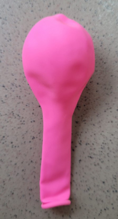 Set 100 baloane latex roz deschis aprins 13 cm [3]