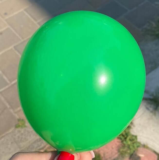 Set 100 baloane latex verde 13 cm [2]
