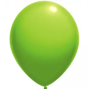 Set 100 baloane latex verde deschis 13 cm