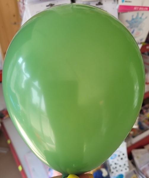 Set 100 baloane latex verde eucalipt 13 cm [2]