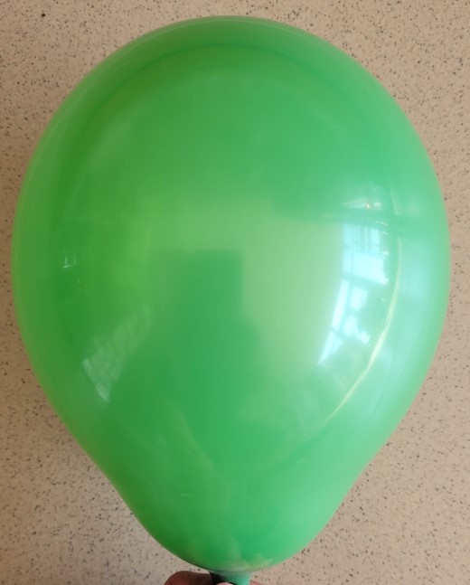 Set 100 baloane latex verde frunza 13 cm [2]