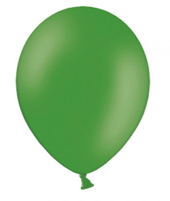 Set 100 baloane latex verde frunza 13 cm