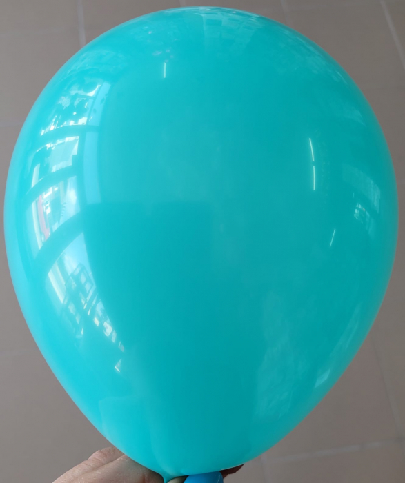 Set 100 baloane latex verde menta 13 cm [2]