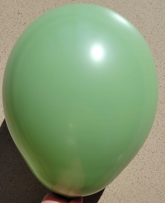 Set 100 baloane latex verde rozmarin 13 cm [3]