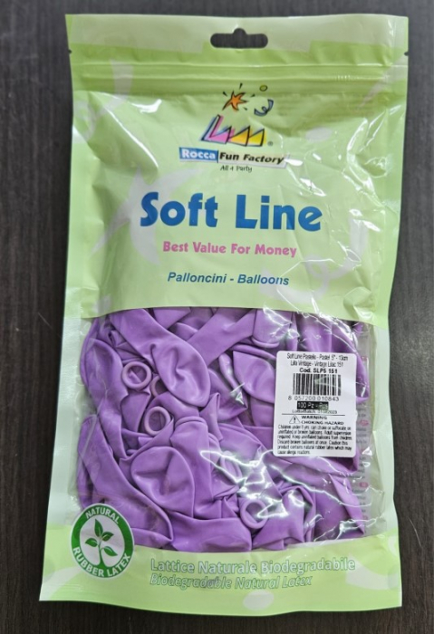 Set 100 baloane mov deschis liliac / lila 13 cm [4]