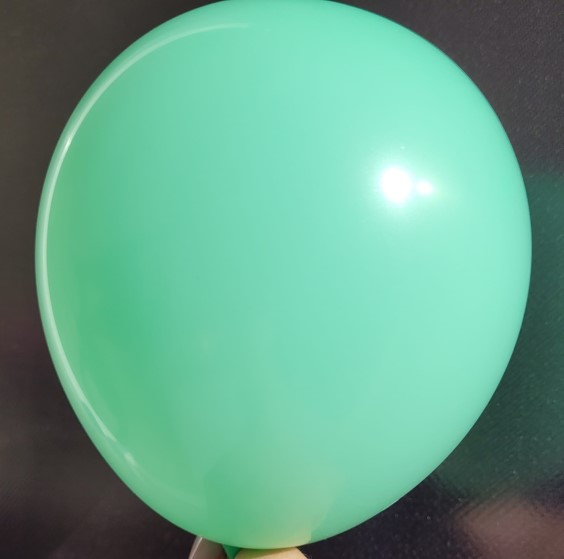 Set 100 baloane verde menta 13 cm [2]