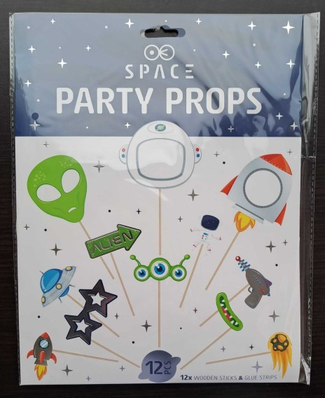 Set 12 propsuri Astronaut / Spatiu 20 cm [8]