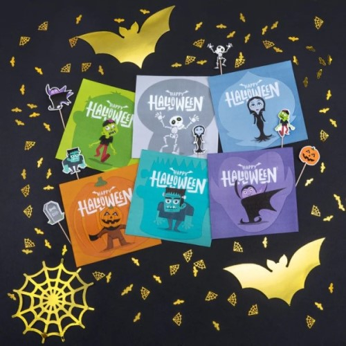 Set 12 servetele Halloween 33 cm [2]
