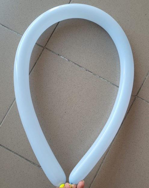 Set 15 baloane latex modelaj albastru macaron 125 cm [3]