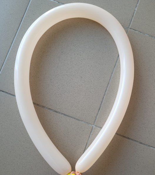 Set 15 baloane latex modelaj portocaliu macaron 125 cm [2]