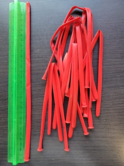 Set 15 baloane modelaj rosu 100 cm [4]