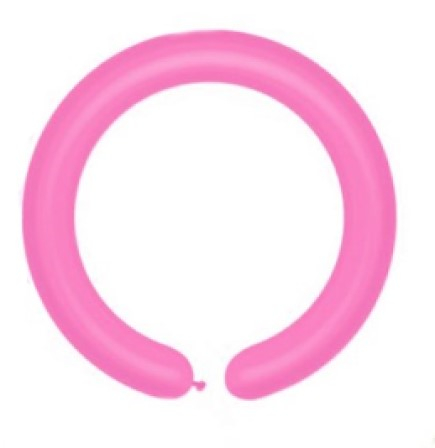 Set 15 baloane modelaj roz deschis 100 cm
