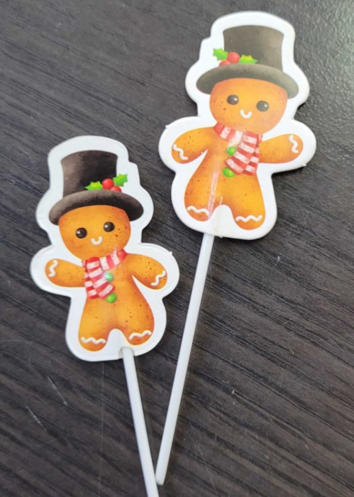 Set 16 decoratiuni briosa Craciun 5 cm [9]